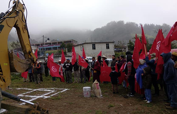 En ejecución obras para comunidades otomíes; fruto de la lucha organizada