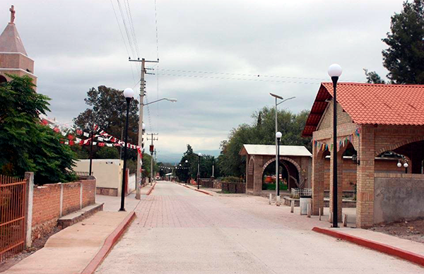 Continúa la ejecución de obras en el municipio de Villa Hidalgo