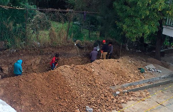 Se construye  velaria en la Primaria Wenceslao Victoria, fruto de la gestión del Movimiento Antorchista