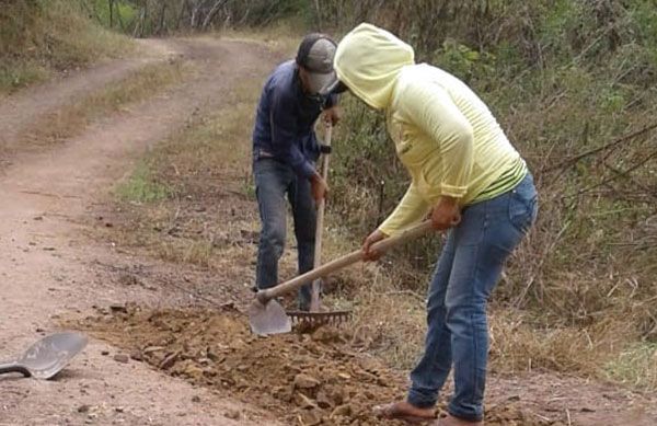 Siguen los trabajos del PET en la zona baja del Mezquital 