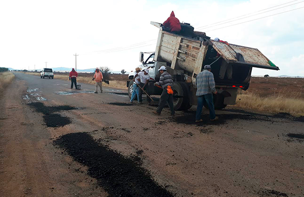 Rehabilitan carretera Trancoso-San José del Carmen, tras gestión en Sinfra