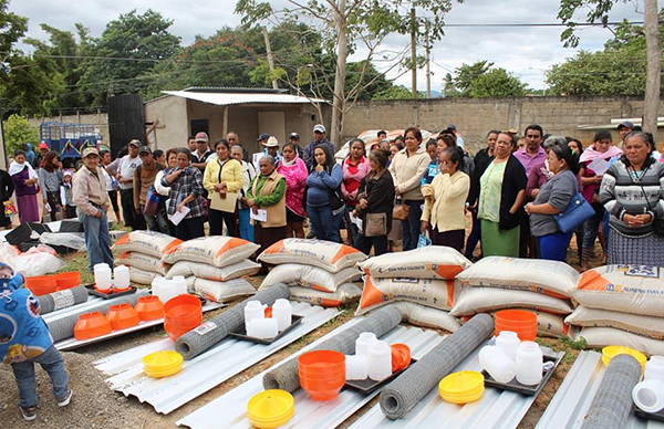 Campesinas istmeñas fueron beneficiadas con el componente Campo en Nuestras Manos