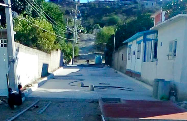 Avanza obra de pavimentación en Jalapa del Marqués