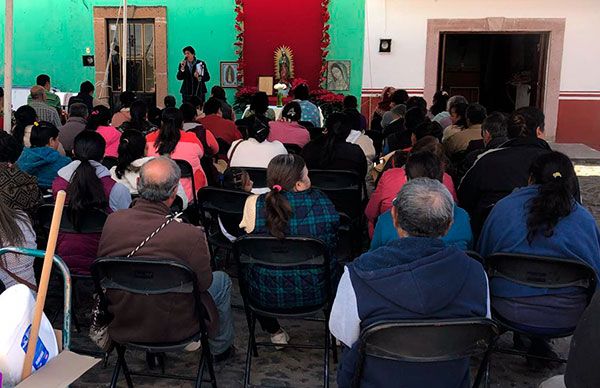 Realizan evento cultural en honor a la Virgen de Guadalupe  