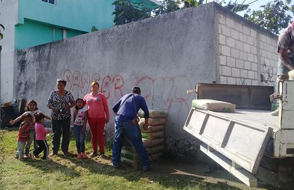 Apoyos para la Colonia Clara Córdova Morán, gestión, lucha y resultados