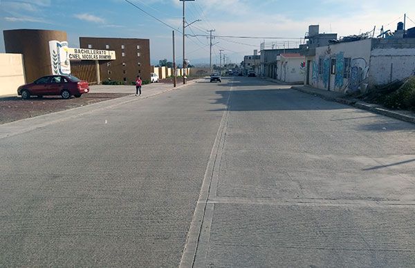 Inaugurará Antorcha primera etapa de pavimentación en Pachuca