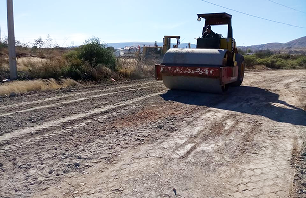 Logran arreglo de camino para colonia antorchista de Guadalupe