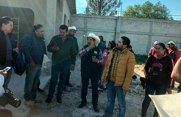 Alcalde de Alfajayucan reconoce labor de Antorcha