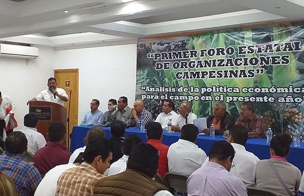 Antorcha presente en el 1er Foro Estatal de Organizaciones Campesinas 