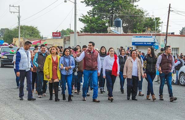 Al cumplir cien días de gobierno, administración antorchista presenta grandes avances en Villa de Arriaga