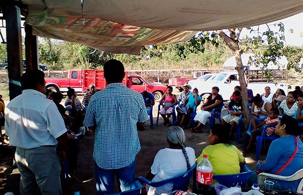 Líderes naturales de San Marcos se reúnen para analizar sus demandas