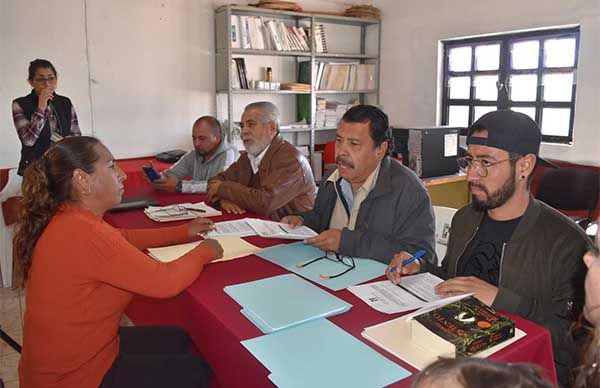 Mujeres Antorchistas presentes en postulación de candidatos a alcaldes municipales