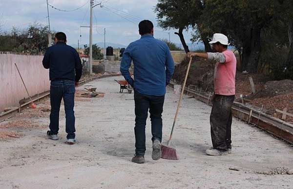 Concluyó obra de introducción de drenaje en Villa Hidalgo