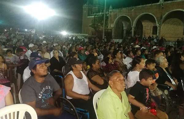 Inauguran antorchistas casa de cultura en Yaxcaba