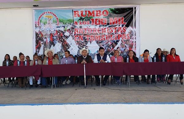 Rumbo a los cien mil antorchistas en Tamaulipas