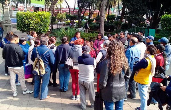 Gracias a la intervención de Antorcha, Obras Públicas de Tlalpan realiza recorrido en San Miguel Topilejo