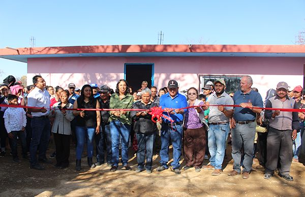 Antorchistas de Jalacingo, inauguran viviendas