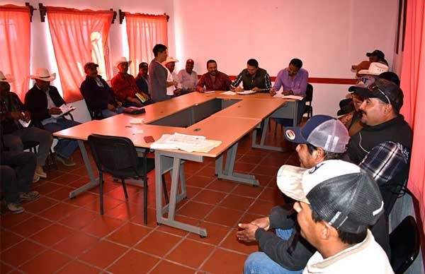 Reunión de comisariados del Consejo de Desarrollo Rural en Villa de Ramos