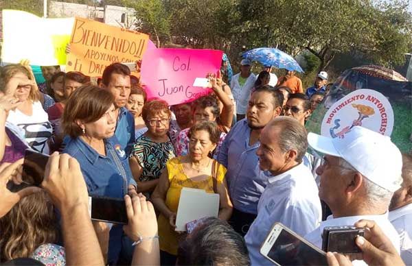 Gracias a la gestión de Antorcha la colonia La Estrella contará agua