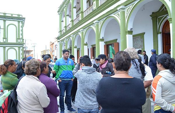 Antorchistas de Alvarado exigen ser incluidos en el paquete de obras 2019