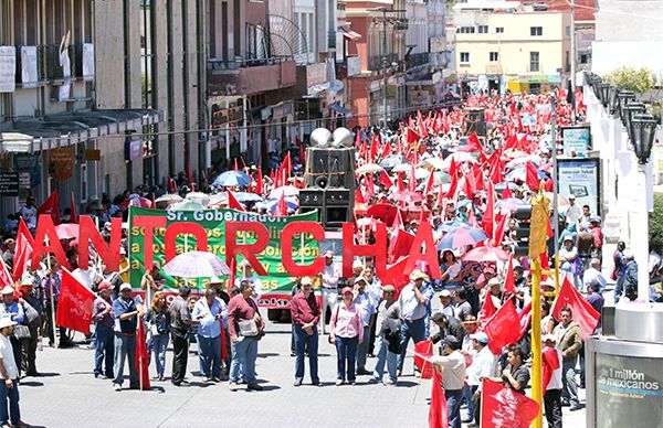 Antorchistas de la Comarca Minera se preparan para manifestación estatal