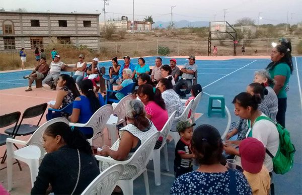 Gana el progreso  en colonia antorchista 