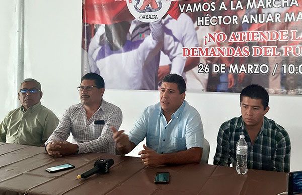 Marcharán 8 mil antorchistas porque SEGEGO no atiende peticiones de oaxaqueños