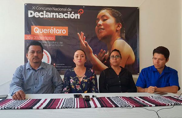 Realizará Antorcha XI Concurso Nacional de Declamación