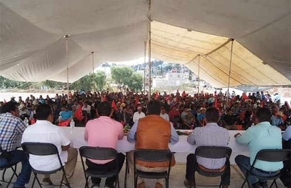  Mixtecos refrendan compromiso de seguir luchando con Antorcha 