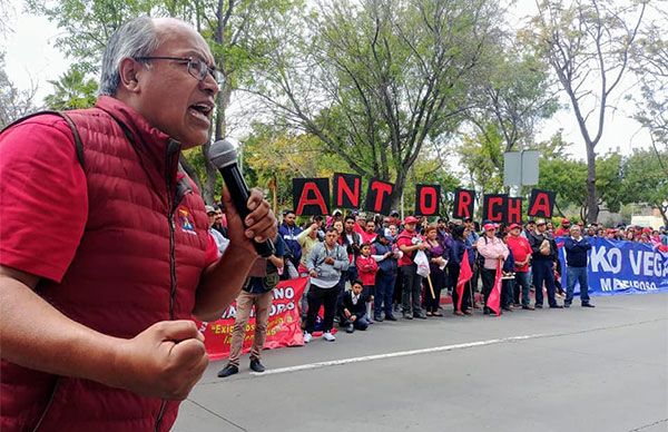 Antorcha Magisterial exige cumplimiento al gobernador de Baja California