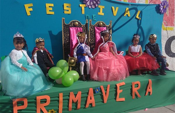 Kínder Humberto Gutiérrez, realiza su festival del Día de la Primavera