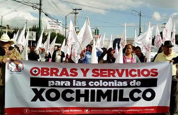 Antorchistas acuerdan reunión con alcalde de Xochimilco