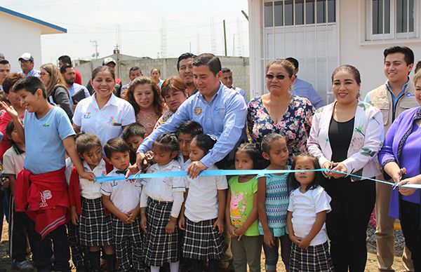  Logra Antorcha infraestructura educativa para preescolar Margarita Morán