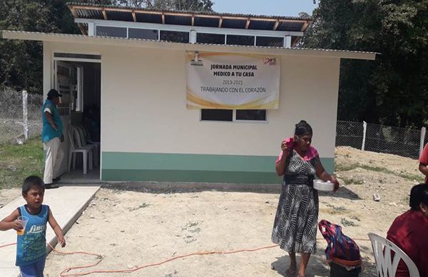 Rehabitan casa de salud en Ixcatepec 