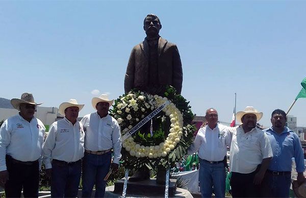 Con jornada de lucha, Antorcha rinde homenaje al General Emiliano Zapata