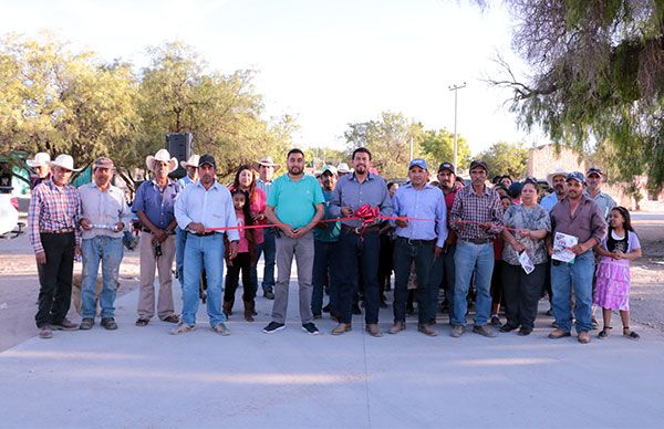 Se inaugura una obra más en el municipio de Villa de Ramos