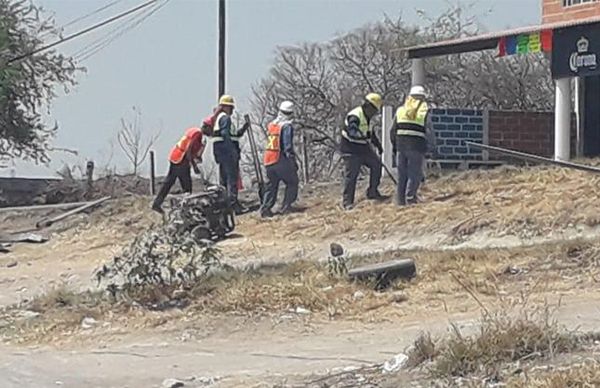 Amplían muro carretero en Alpuyeca