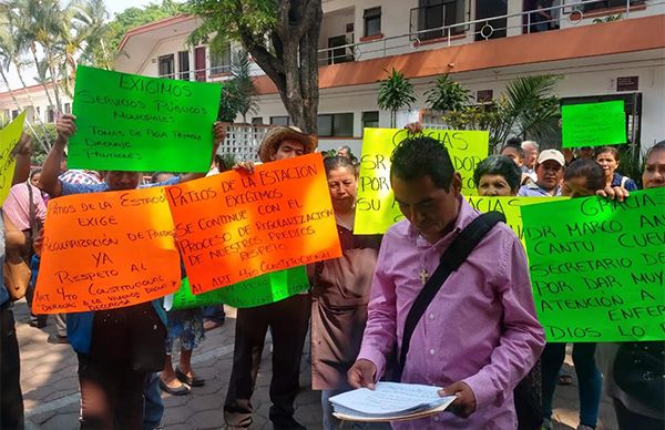 Ayuntamiento de Cuernavaca denigra la lucha de los antorchistas de Patios de la Estación 