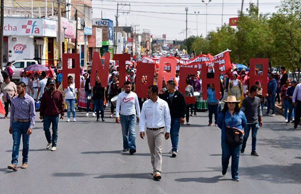 Preparan antorchistas manifestación en Guadalupe: por alto a las calumnias y programación de obras