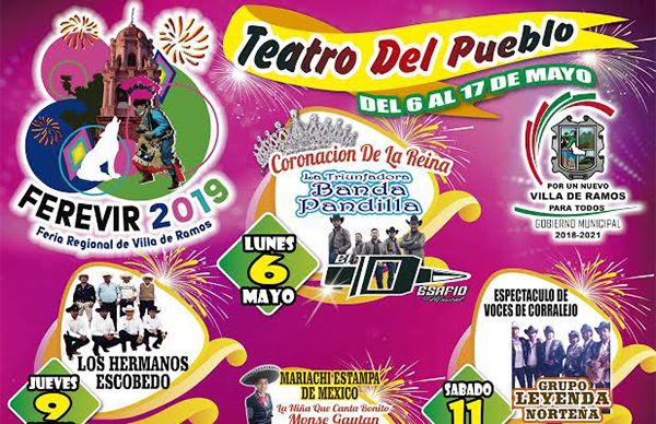 Se prepara la Feria Regional de Villa de Ramos, FEREVIR 2019