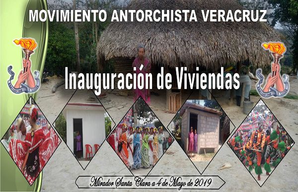 Invitan antorchistas a inauguración de viviendas