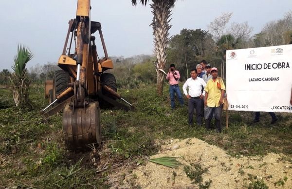 Habitantes de Lázaro Cárdenas Ixcatepec contarán con el vital líquido