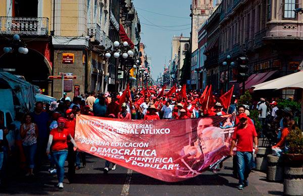 Marcharán maestros este Primero de Mayo