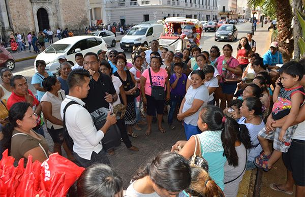 Se solidarizan antorchistas de Yucatán con la lucha de los hidalguenses