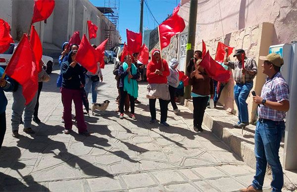 Anuncia Antorcha manifestación en  alcaldía de Vetagrande