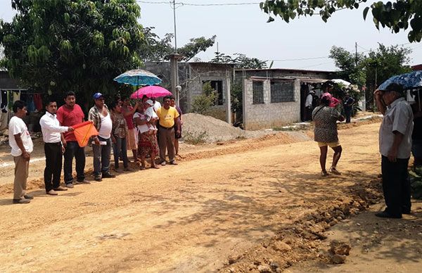 El progreso llega a Loma Bonita, gracias a Antorcha