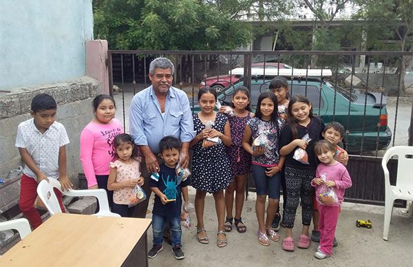 Antorchistas continúan festejando a niños de Cd.Victoria