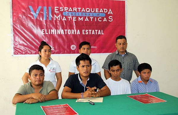 Parte hoy delegación campechana hacia la VII Espartaqueada Nacional de Matemáticas