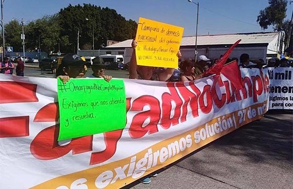 Continúan denuncias con cadenas humanas en Hidalgo