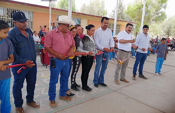 Antorchistas inauguran tres domos para el desarrollo de estudiantes de Fresnillo